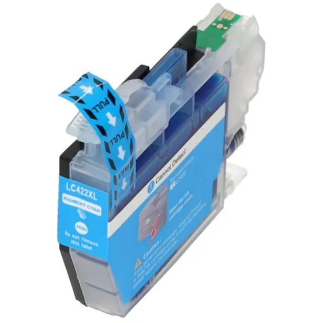 PrintAbout huismerk Inktcartridge LC-422XLC Cyaan Hoge capaciteit geschikt voor Brother
