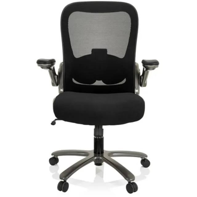 hjh office Zware stoel / Bureaustoel INSTRUCTOR T I Titan XXL Netstof / Stof zwart hjh OFFICE
