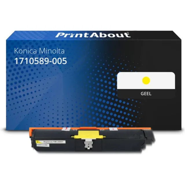 PrintAbout Konica Minolta 1710589-005 toner geel Huismerk