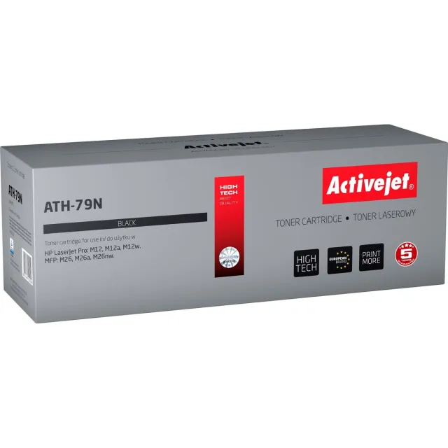 ActiveJet AT-79N toner voor HP-printer; HP 79A CF279A-vervanging; Opperste; 2000 pagina's; zwart.