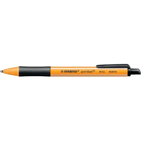 Stabilo Balpen STABILO pointball 6030/46 medium zwart