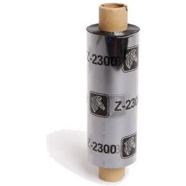 Zebra 2300 Wax - Schwarz - 110 mm x 300 m - Farbband - für Zebra Z4Mplus, Z6MPlus, ZM400, ZM600, Xi Series 110, 140, 17 Zwart