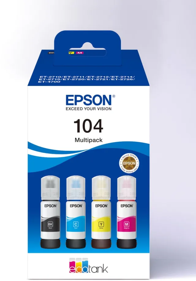 Epson 104 EcoTank inktflessen multipack zwart, foto 2