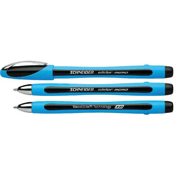 Balpen Schneider Slider Memo extra breed zwart
