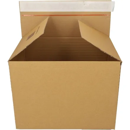 Iezzy Quickbox IEZZY verstelbare hoogte 304x216x130-220mm B-golf bruin 10st