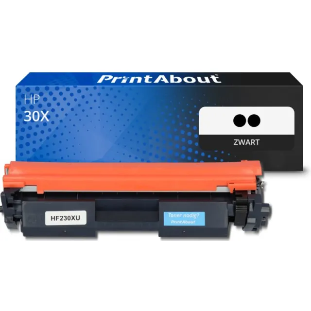 PrintAbout huismerk Toner 30X (CF230X) Zwart Multipack Geschikt voor HP