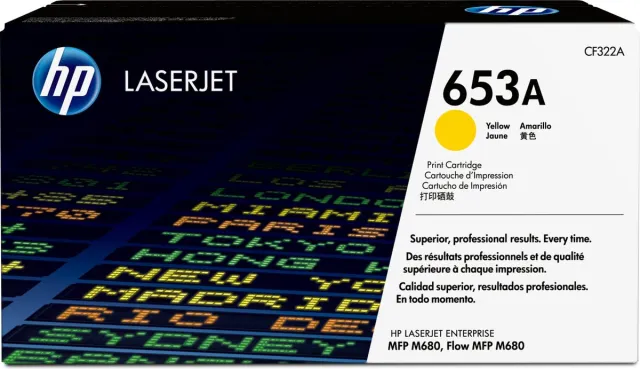 HP Toner HP 653A Yellow Yellow/Geel