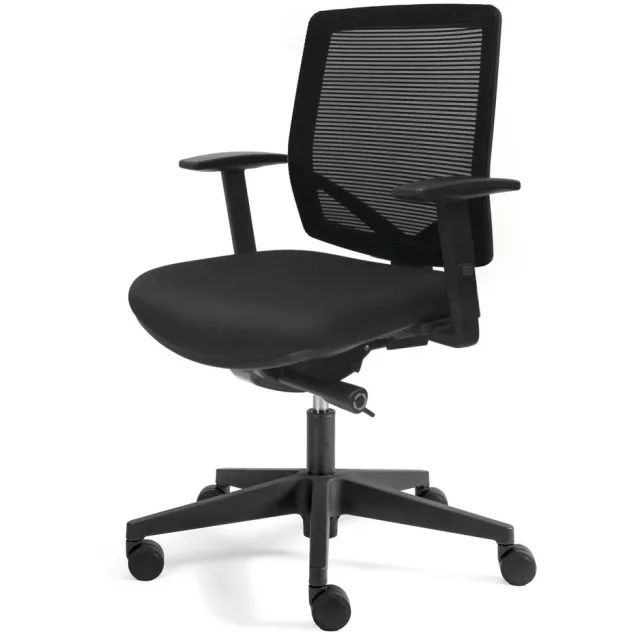 RoomForTheNew Bureaustoel 0229- Bureaustoel - Office chair - Office chair ergonomic - Ergonomische Bureaustoel - Bureaustoel Ergonomisch - Bureaustoelen ergonomische - Bureaustoelen voor volwassenen - Bureaustoel ARBO - Gaming stoel - Thuiswerken Zwart