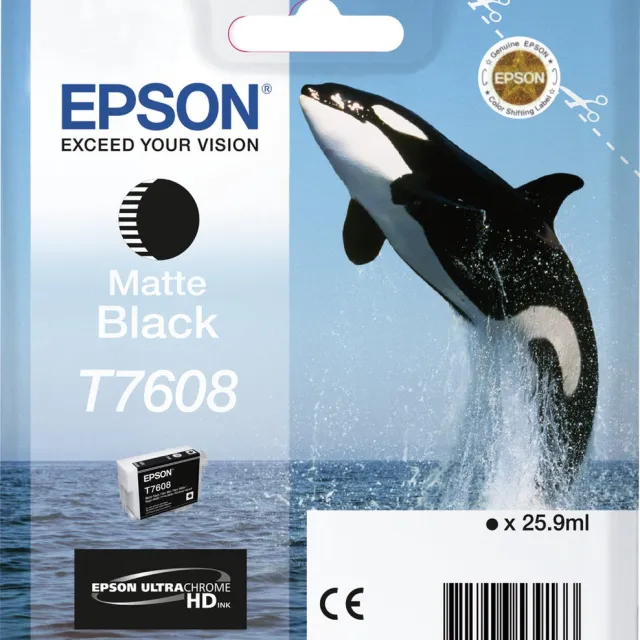 Epson T7608XL - Inktcartridge / Mat Zwart / Hoge Capaciteit