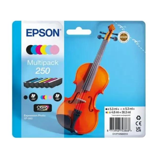Epson 250 (C13T16N84010) Inktcartridge 6-kleuren