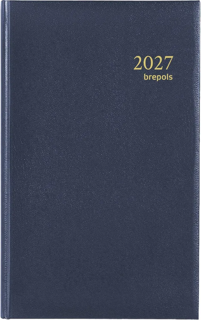 Brepols agenda Brefix Lima 6-talig, blauw, 2027