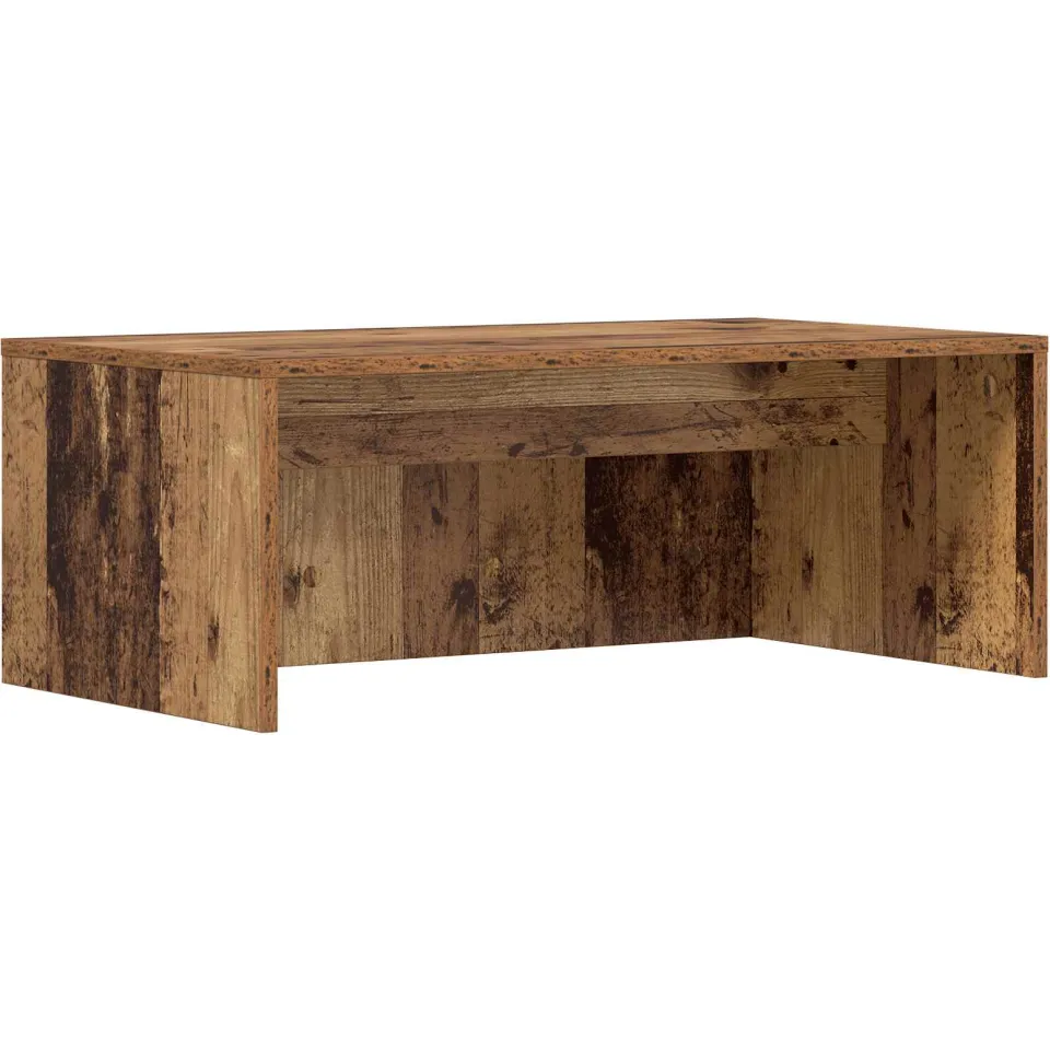 vidaXL Wandbureau Oud Hout 80 x 45 x 30 cm Bewerkt hout bruin, foto 3