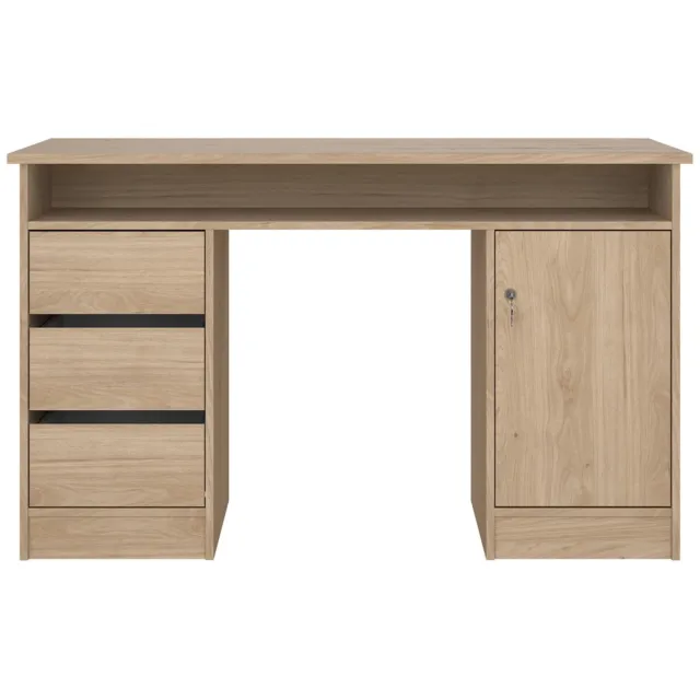 Giga Living Kantoorbureau Function Plus - Naturel - 126x55x76cm