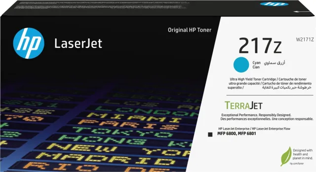 HP 217Z - Tonercartridge - Origineel - Ultra Hoge Capaciteit - Cyaan