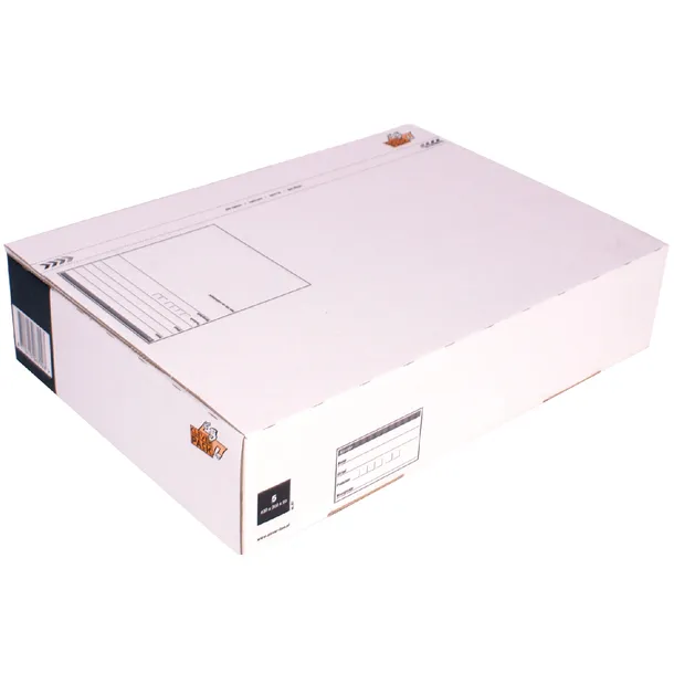 Cleverpack Postpakketbox 5 CleverPack 430x300x90mm wit pak à 25 stuks