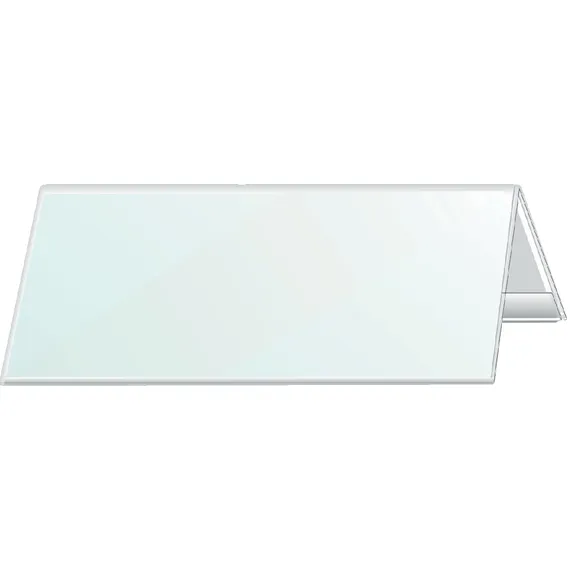 Durable Tafelnaambord Durable 8053 105x297mm transparant