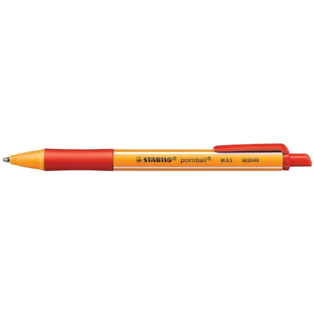 Stabilo Pointball balpen, rood