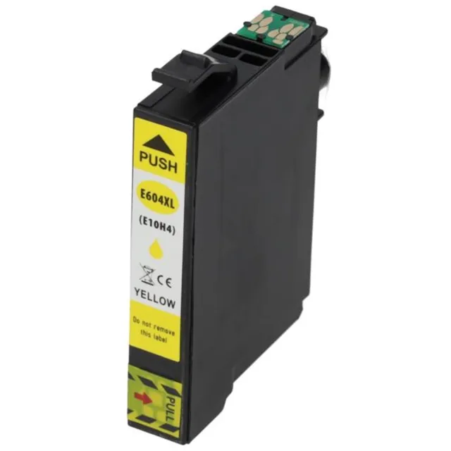 PrintAbout huismerk Inktcartridge 604XL (C13T10H44010) Geel Hoge capaciteit geschikt voor Epson