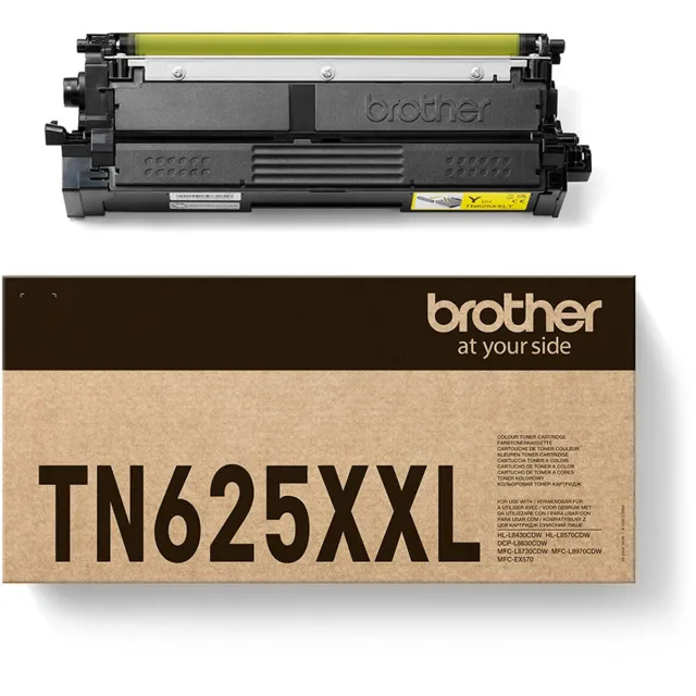Brother TN-625XXLY tonercartridge 1 stuk(s) Origineel Geel