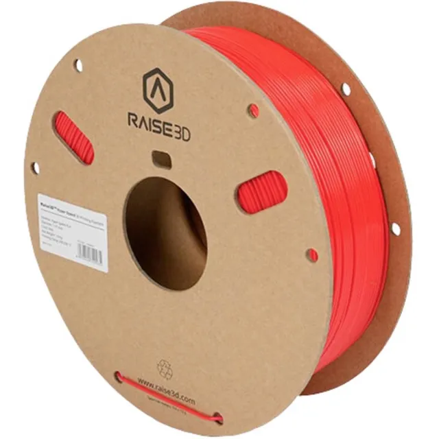 Raise3D PMRA-1019-003 Hyper Speed PLA Filament PLA kunststof 1.75 mm Rood 1 stuk(s) Kleurloos