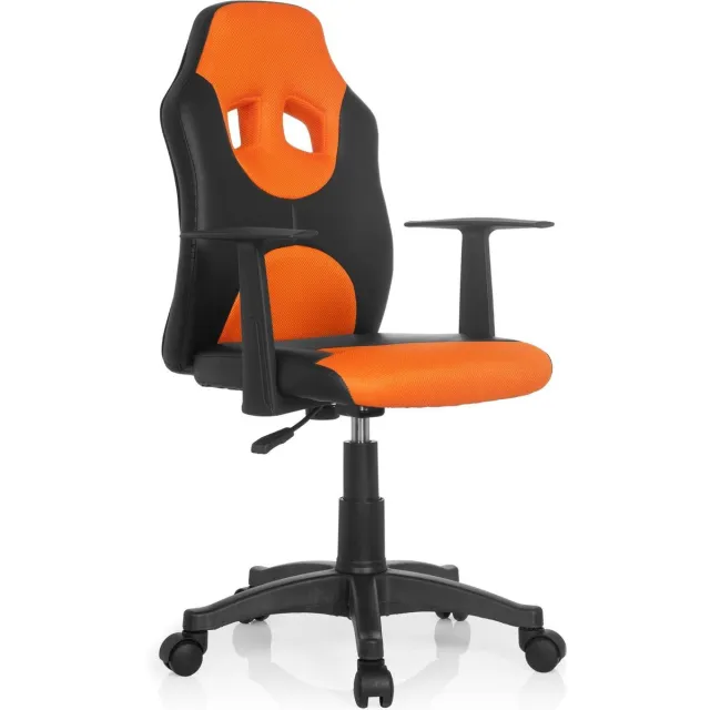 hjh office Kiddy Racer AL - Bureaustoel - Kinder - Zwart / oranje