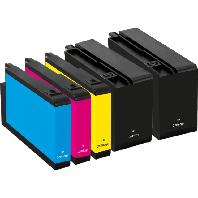 InktDL Huismerk geschikt voor HP 950XL / 951XL Inktcartridges + Extra Zwart - Geschikt voor OfficeJet Pro 276DW - 8100 - 8600 - 8610 - 8620 Multipack +1 Zwart
