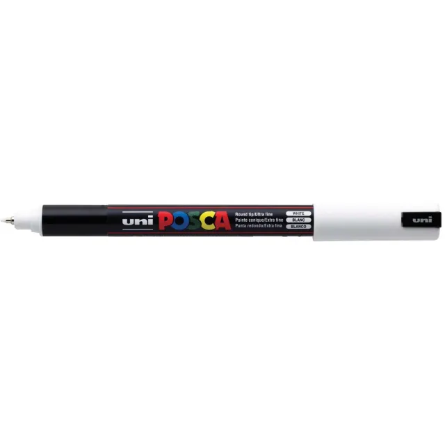 Uni POSCA paintmarker PC-1MR, 0,7 mm, wit