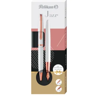 Pelikan Schrijfset Pelikan Jazz Noble Elegance K36+P36 medium pearl