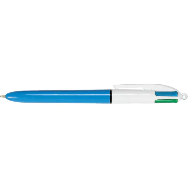Bic Balpen Bic 4kleuren medium lichtblauw