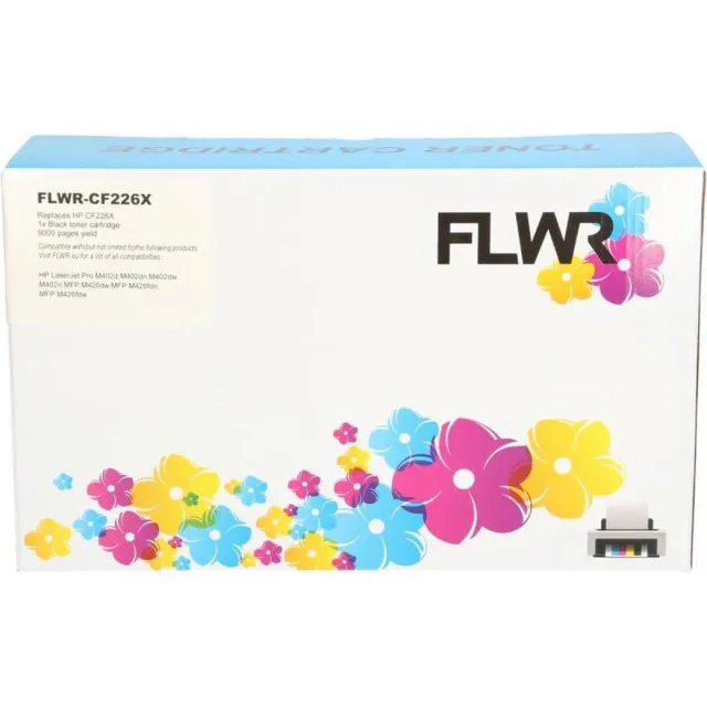 FLWR Toner / 26X / Zwart - Geschikt voor HP