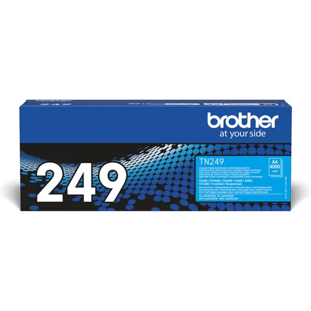 Brother Toner TN-249C Cyan bis zu 4.000 Seiten ISO/IEC 19798 Cyaan