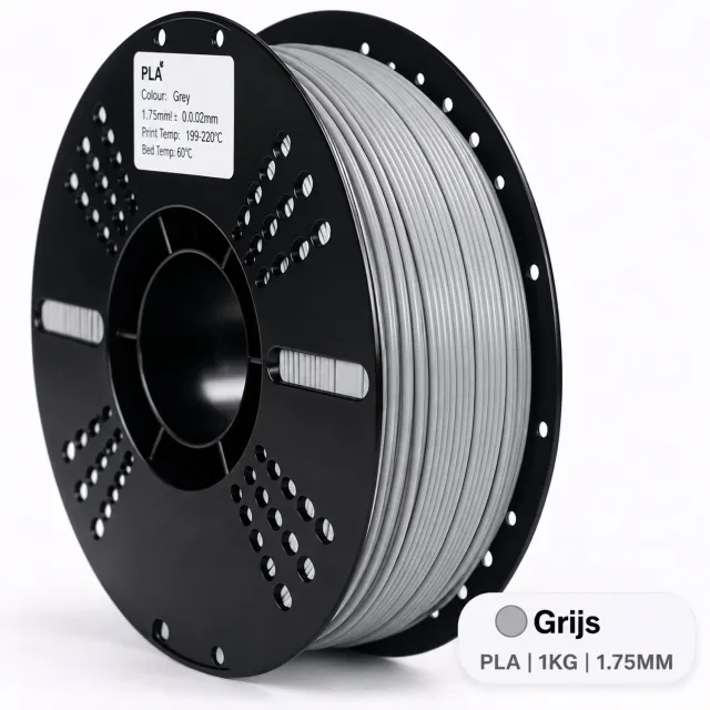 Koppelprint PLA+ Filament – Grijs – 1.75mm – 1KG – Koppelprint