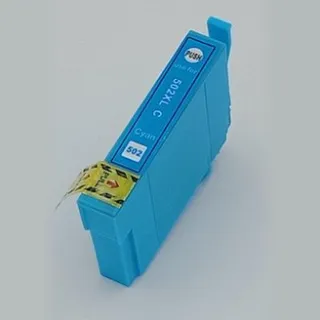 KATRIZ huismerk inkt 1x 502XL Cyan (T502XL) voor|Epson Expression Home XP 5100 / Expression Home XP 5105 / WorkForce WF 2860 DWF /WorkForce WF 2865 DWF / WorkForce WF-2860DWF / WorkForce WF-2865DWF Cyaan