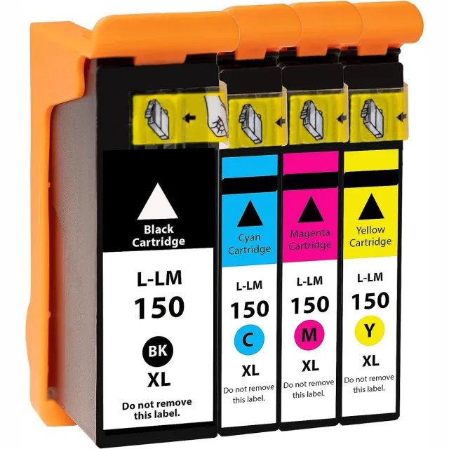 InktDL Huismerk geschikt voor Lexmark 150 / 150XL - Multipack 4 Inktcartridges - Geschikt voor Interpret S415 - S515 - Lexmark Pro 715 - 910 - 915 - S315 Multipack 4 Cartridges