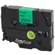 Brother Huismerk Brother TZe-741 Labeltape 18mm Zwart op Groen