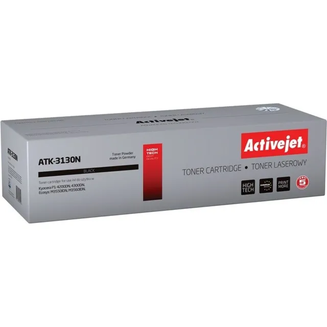 ActiveJet ATK-3130N Toner voor Kyocera-printer; Kyocera TK-3130 vervanging; Opperste; 2500 pagina's; zwart.