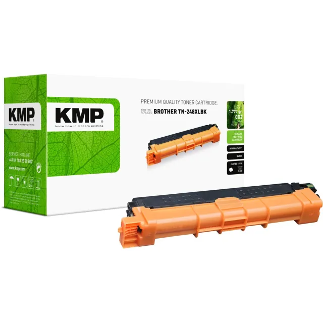 KMP Toner vervangt Brother TN248XLBK Compatibel Zwart 3000 bladzijden 1273,3000 1273,3000