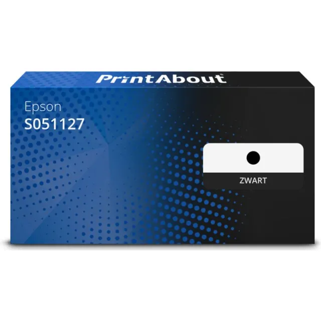 PrintAbout huismerk Toner S051127 Zwart Geschikt voor Epson