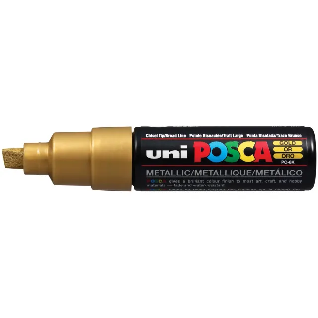 Uni POSCA paintmarker PC-8K, 8 mm, goud