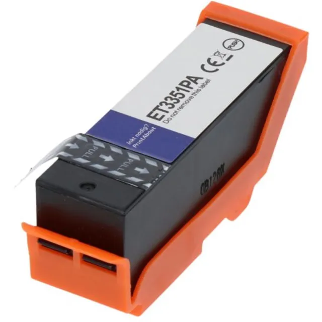 PrintAbout huismerk Inktcartridge 33 (C13T33314012) Zwart geschikt voor Epson
