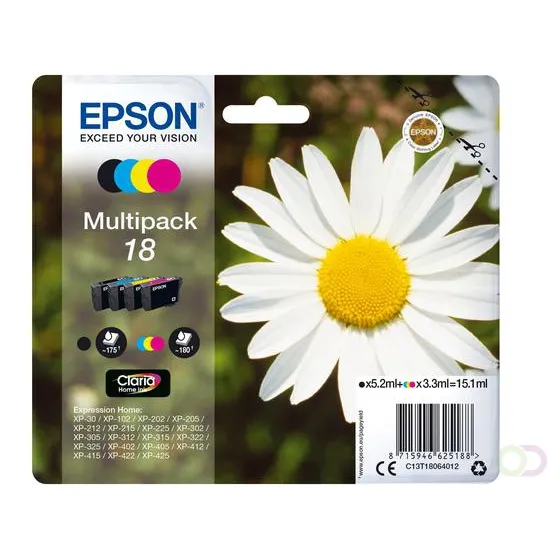 Epson Daisy Claria Home Ink-reeks (C13T18064022)