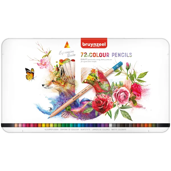 Bruynzeel Kleurpotloden Bruynzeel Expression assorti blik à 72 stuks