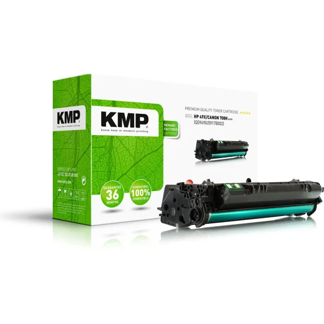 KMP Toner vervangt HP 49X, Q5949X Compatibel Zwart 6000 bladzijden H-T71 1128,HC00 Kleurloos