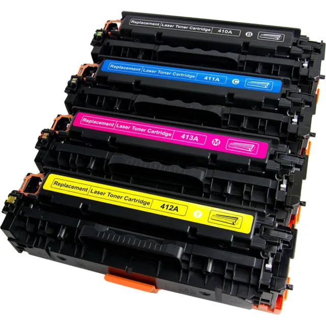 Inktkenners Multipack Toner Geschikt voor HP 305A / 305X | CE410A, CE411A, CE412A en CE413A | Geschikt voor HP LaserJet Pro 300 / 400 series color M351A - MFPM375nw - M451dn - M451dw - M451nw - M475dn - M475dw Multipack XL