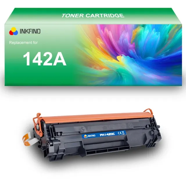 INKFIND 142A (W1420A) Tonercartridge compatibel met HP 142A W1420A - 1-pack Zwart Zwart x 1
