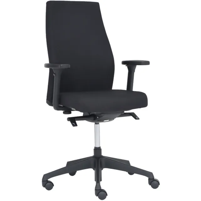Game Hero Genix Ergonomische Bureaustoel voor Volwassenen - Volledig Verstelbaar - Zwart - Gemonteerd geleverd Zwart2