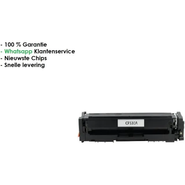 AtotZinkt HP CF530A(205A) alternatief Toner cartridge Zwart Hoge capaciteit HP Color LaserJet Pro M154a HP Color LaserJet Pro M154nw HP Color LaserJet Pro M180nw HP Color LaserJet Pro M181fw HP Color Laserjet Pro MFP M180n