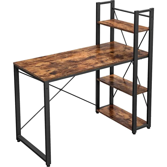 Parya HOME Industrieel Hoekbureau - Werkbureau - Hout - Bruin
