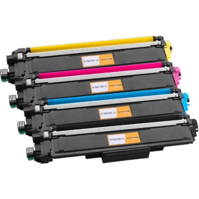 InktDL Huismerk geschikt voor Brother TN-247 Toners - 4 Cartridges - DCP-L3510CDW - DCP-L3550CDW - HL-L3230CDW - MFC-L3750CDW Multipack