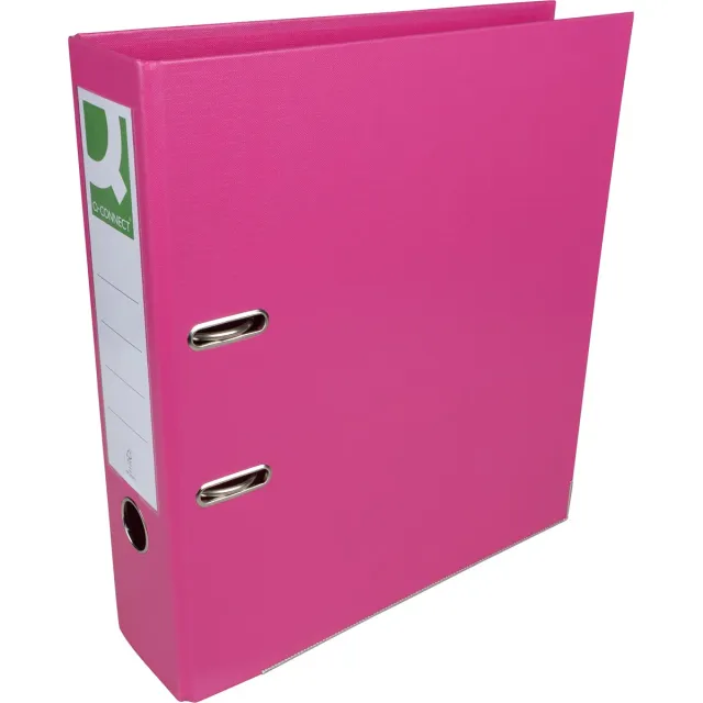 Q-CONNECT ordner, voor ft A4, volledig uit PP, rug van 8 cm, roze